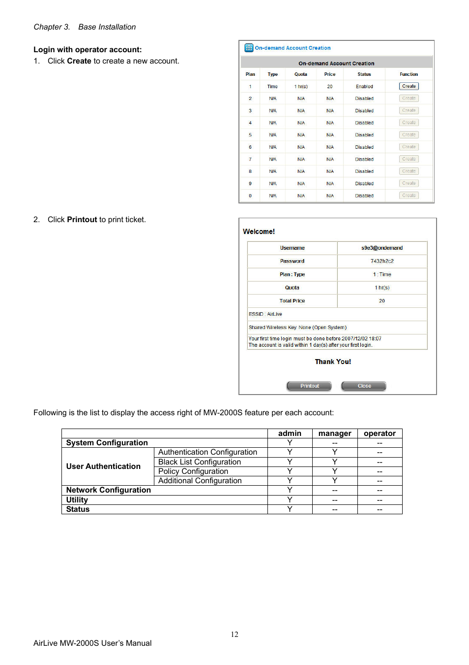 AirLive MW-2000S User Manual | Page 17 / 225