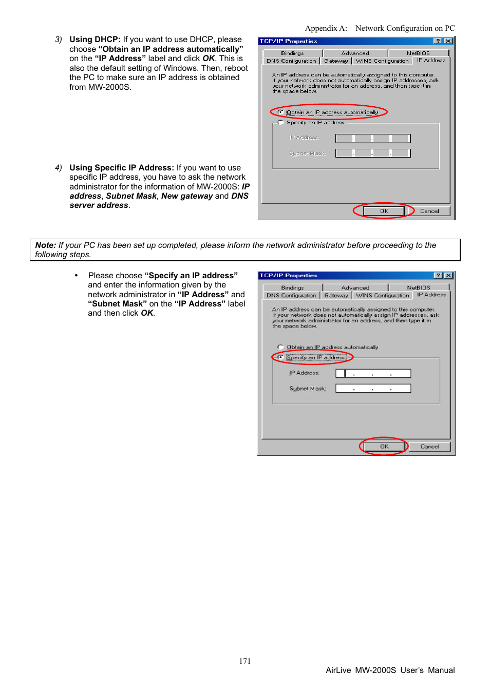 AirLive MW-2000S User Manual | Page 176 / 225