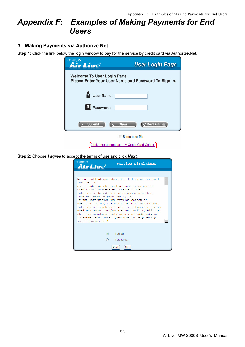 AirLive MW-2000S User Manual | Page 202 / 225