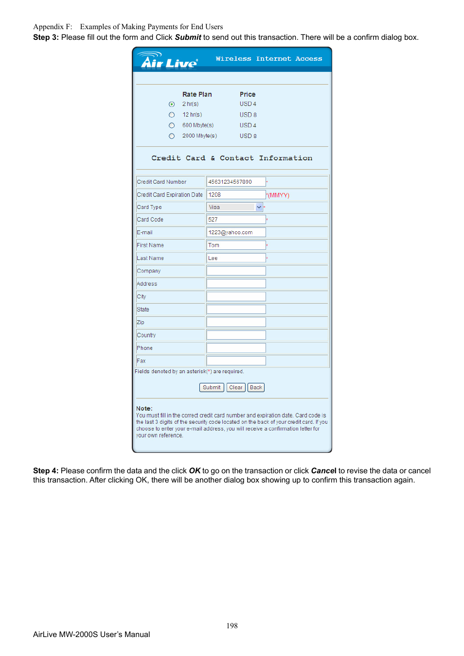 AirLive MW-2000S User Manual | Page 203 / 225
