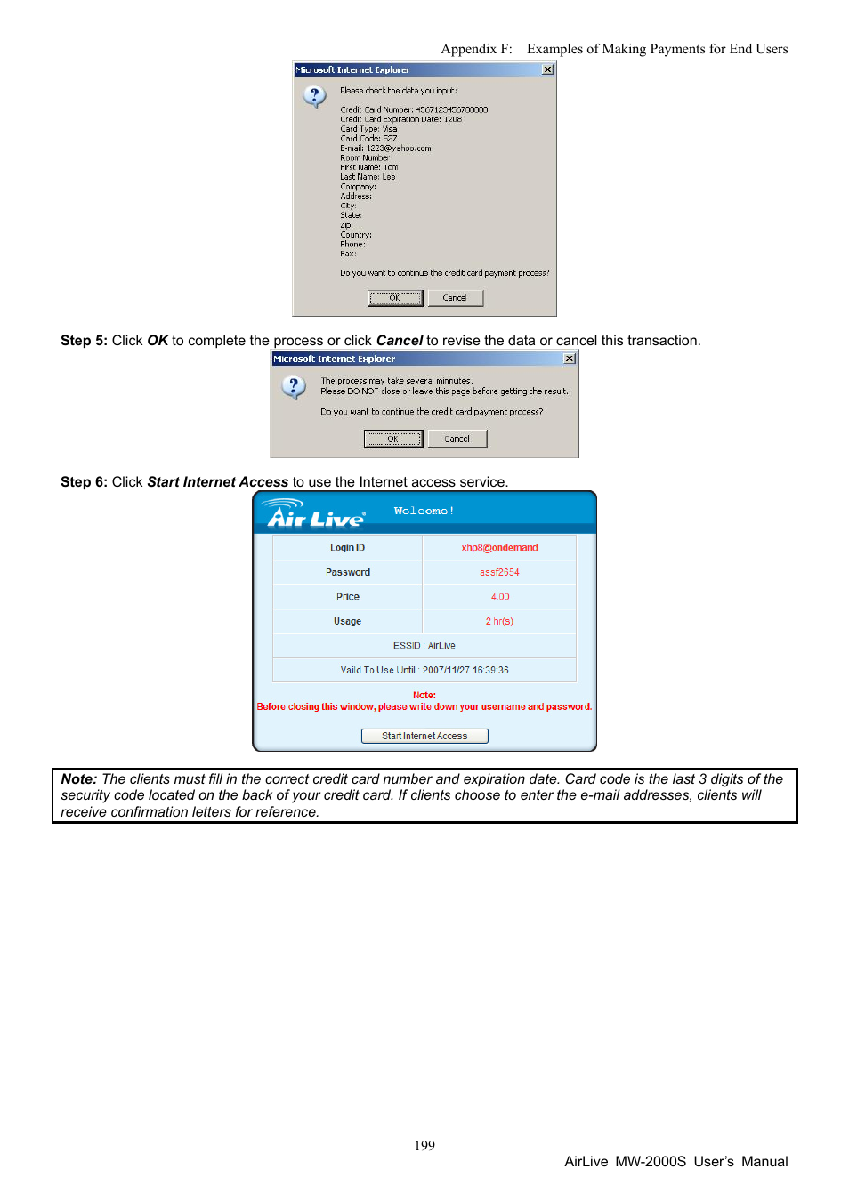 AirLive MW-2000S User Manual | Page 204 / 225