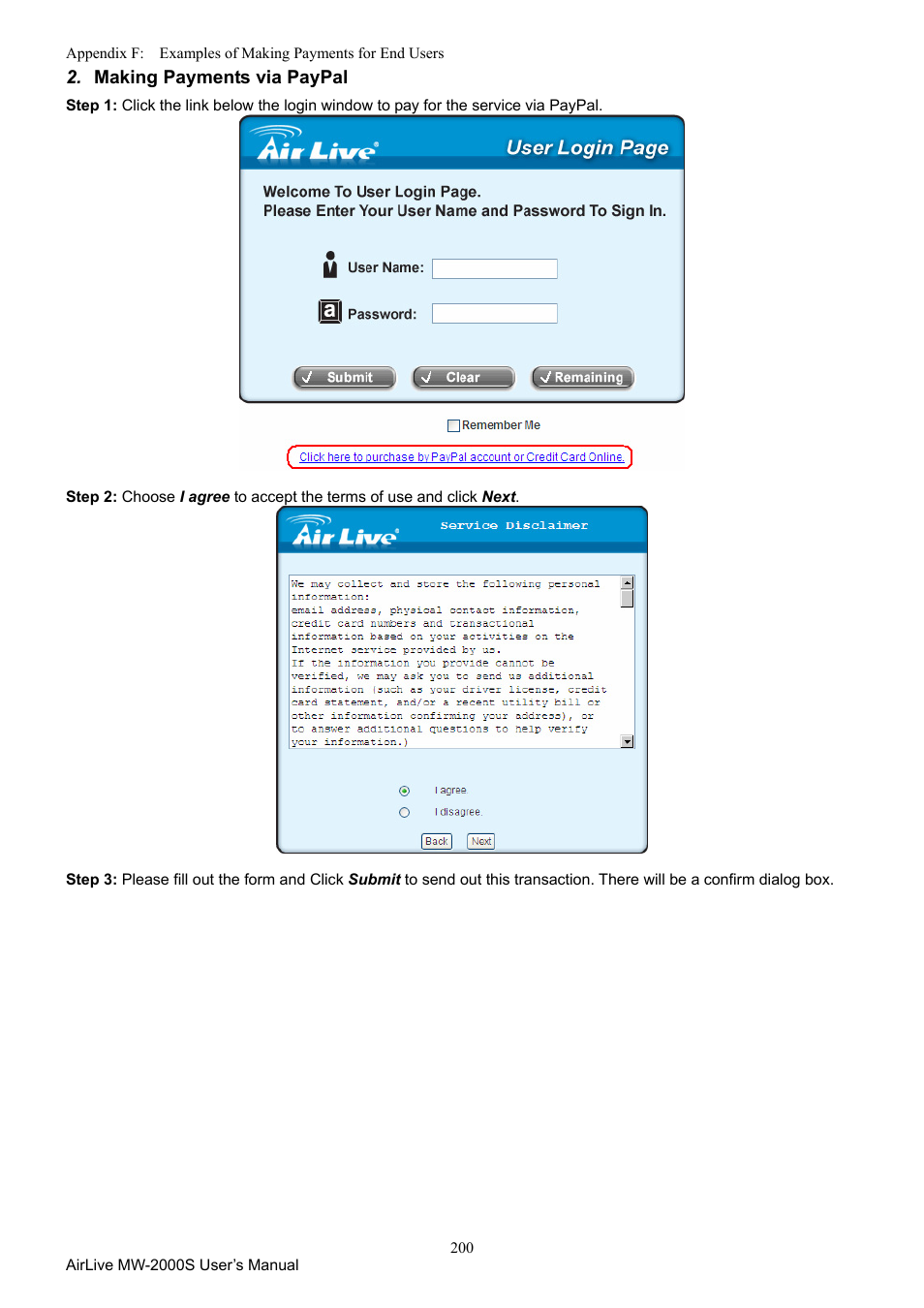AirLive MW-2000S User Manual | Page 205 / 225