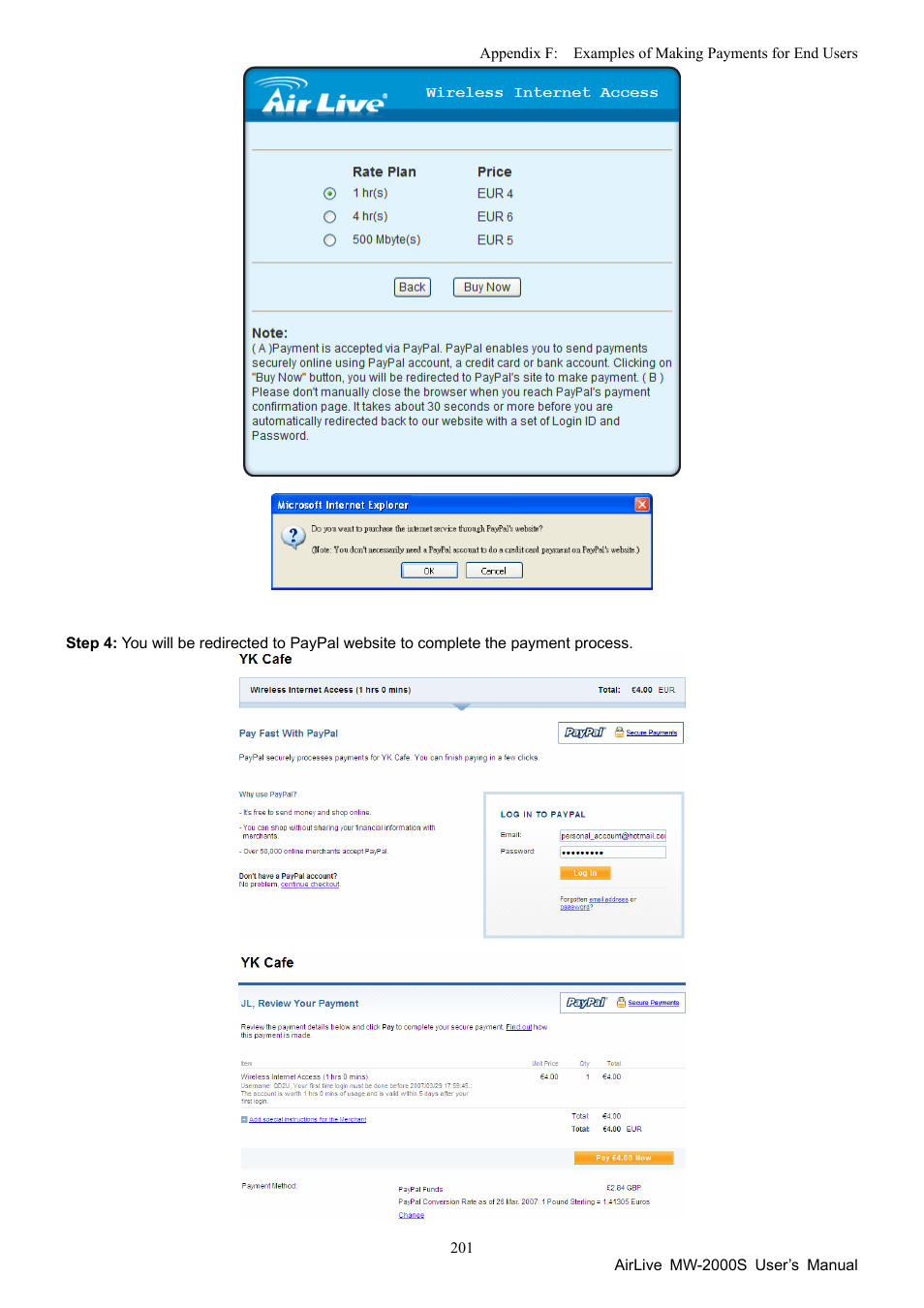 AirLive MW-2000S User Manual | Page 206 / 225