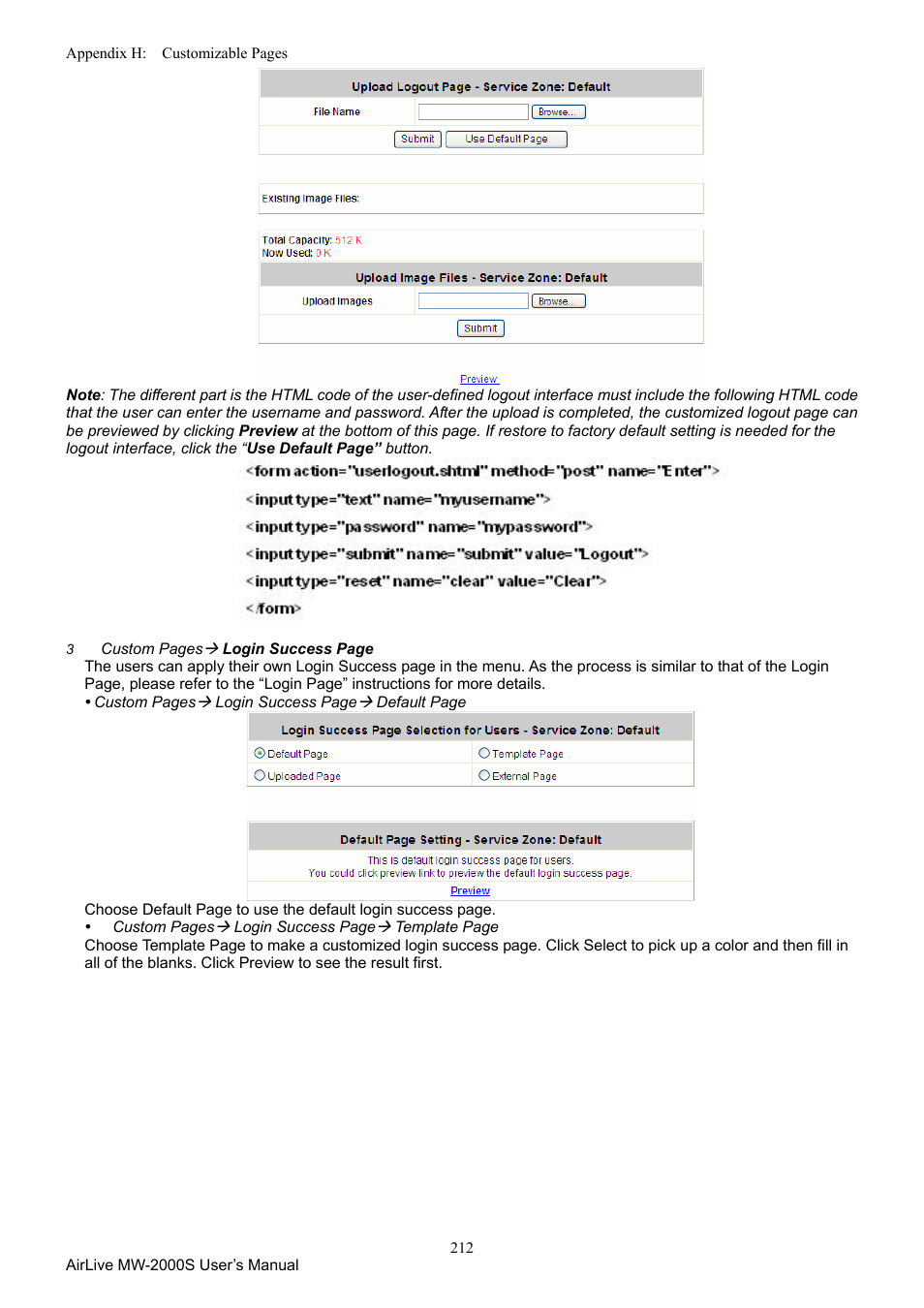 AirLive MW-2000S User Manual | Page 217 / 225