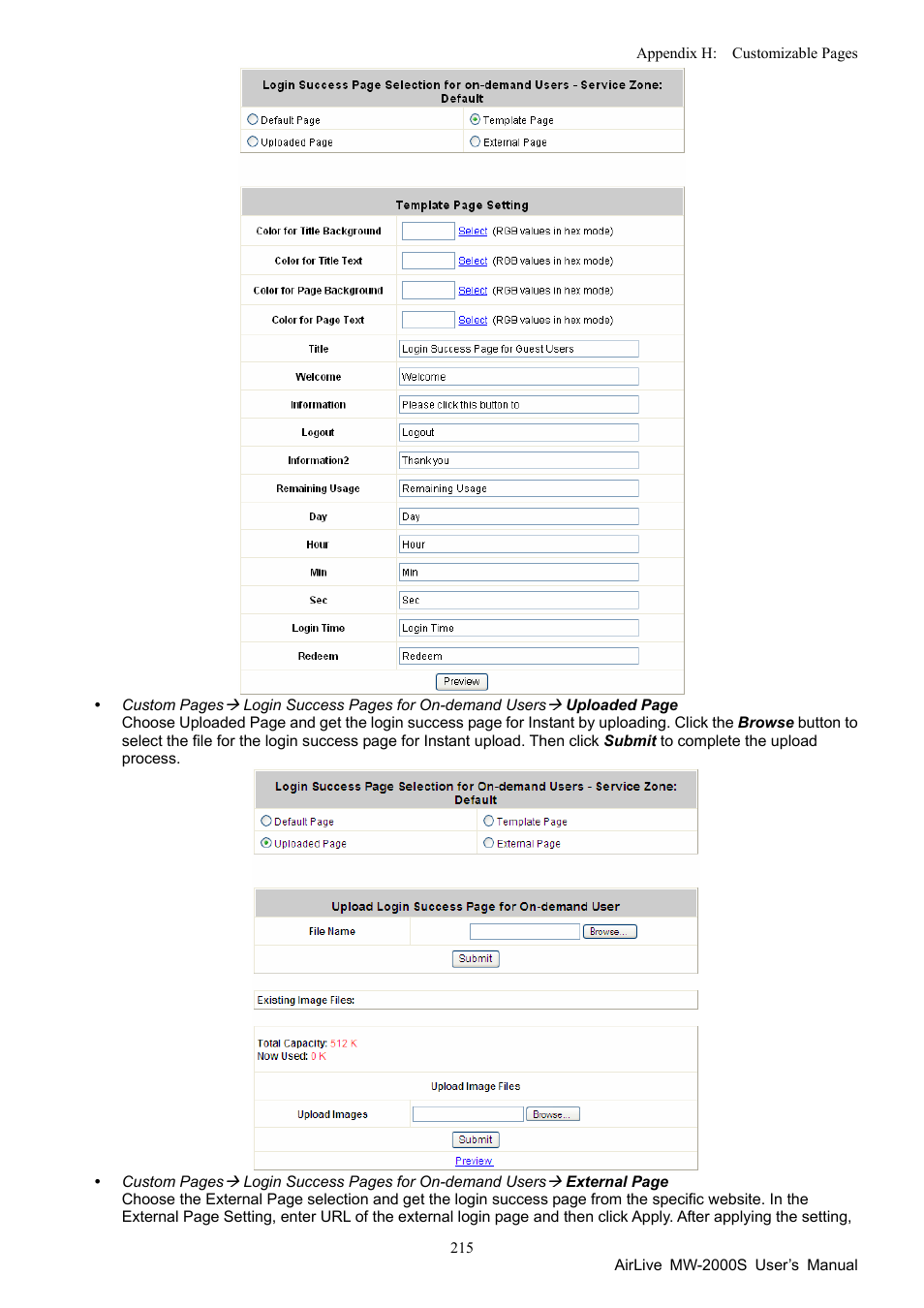 AirLive MW-2000S User Manual | Page 220 / 225