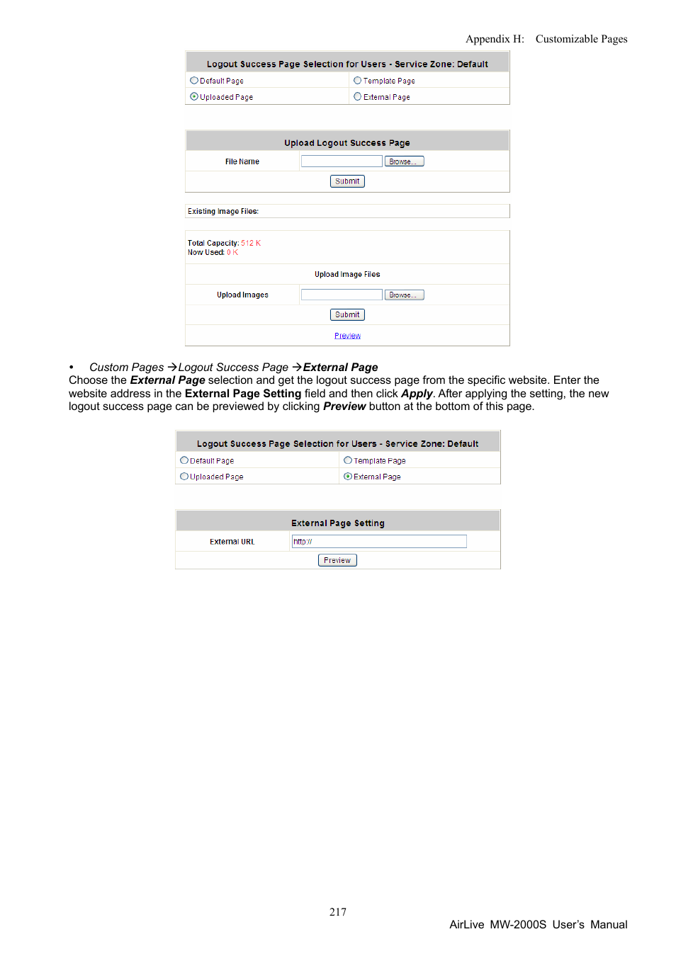 AirLive MW-2000S User Manual | Page 222 / 225