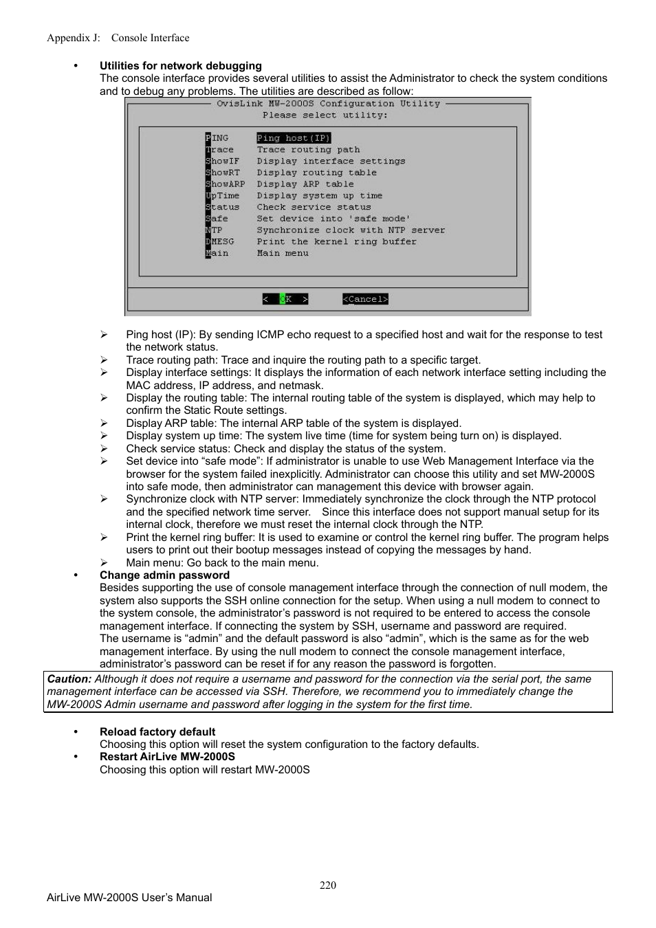 AirLive MW-2000S User Manual | Page 225 / 225