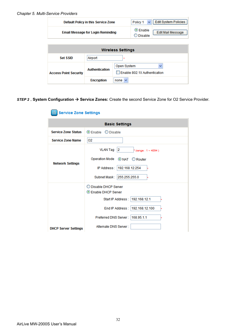 AirLive MW-2000S User Manual | Page 37 / 225