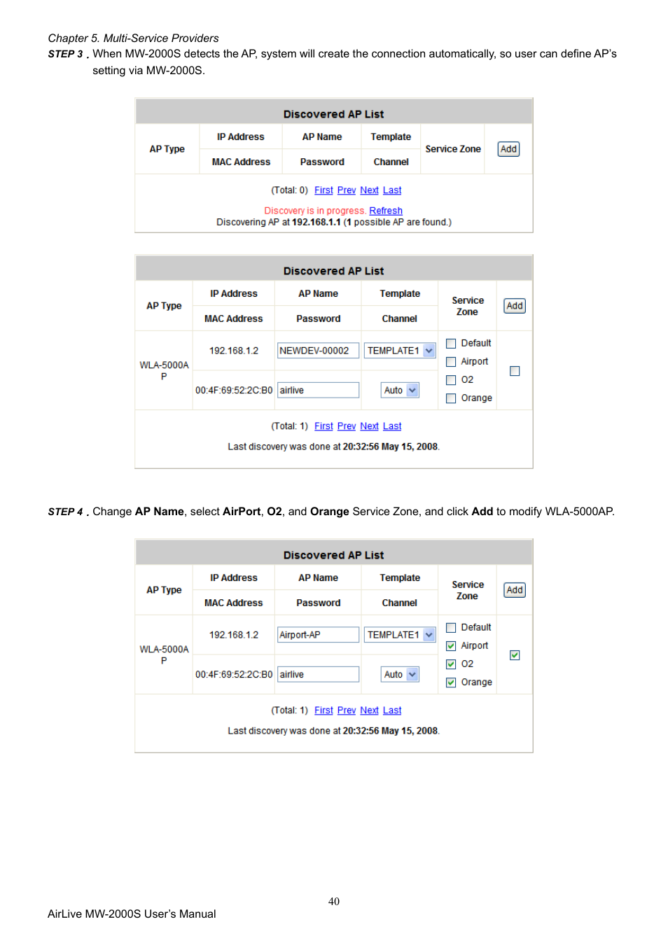 AirLive MW-2000S User Manual | Page 45 / 225
