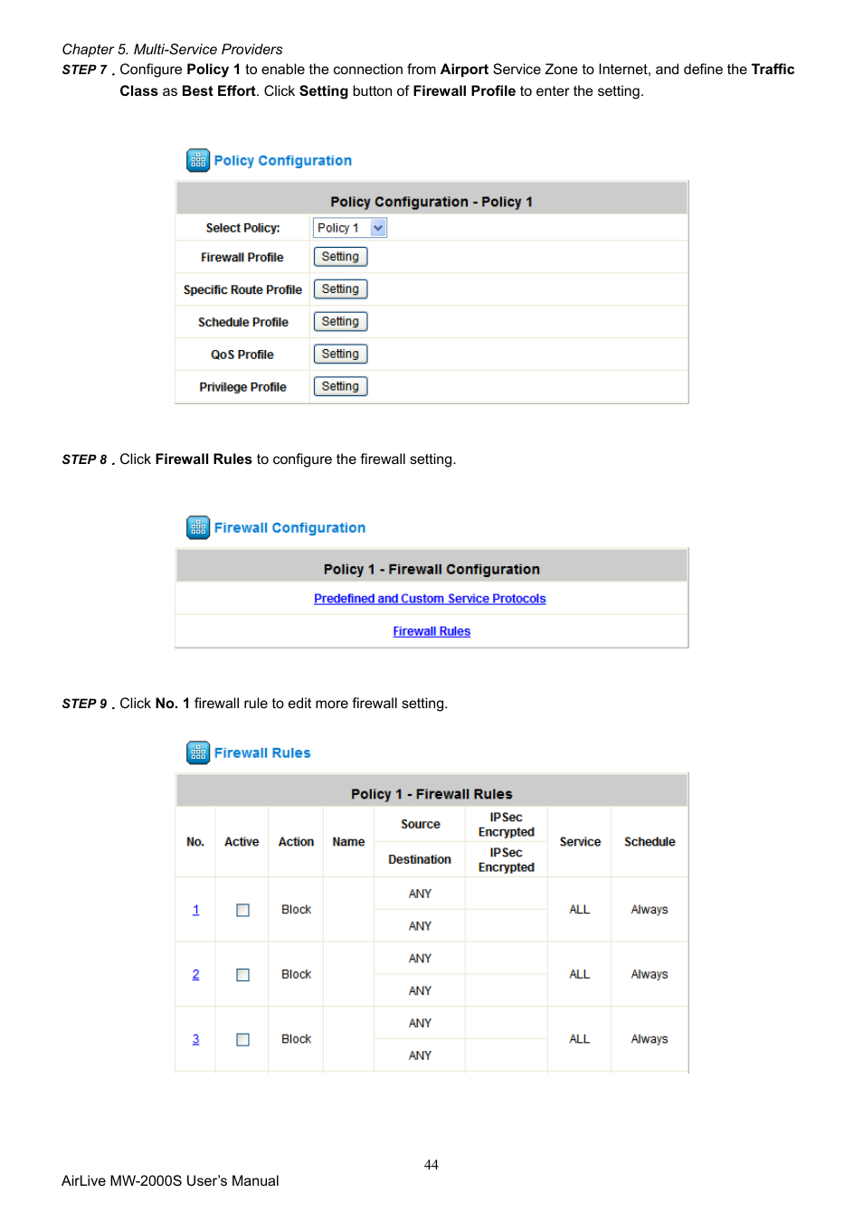AirLive MW-2000S User Manual | Page 49 / 225