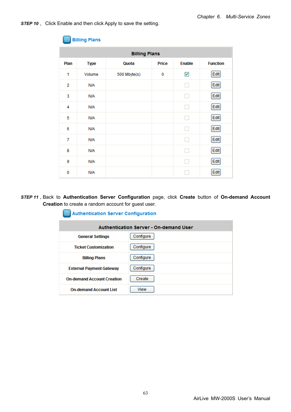 AirLive MW-2000S User Manual | Page 68 / 225