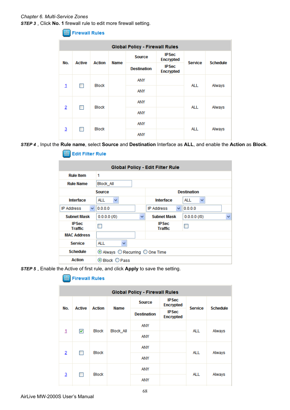 AirLive MW-2000S User Manual | Page 73 / 225