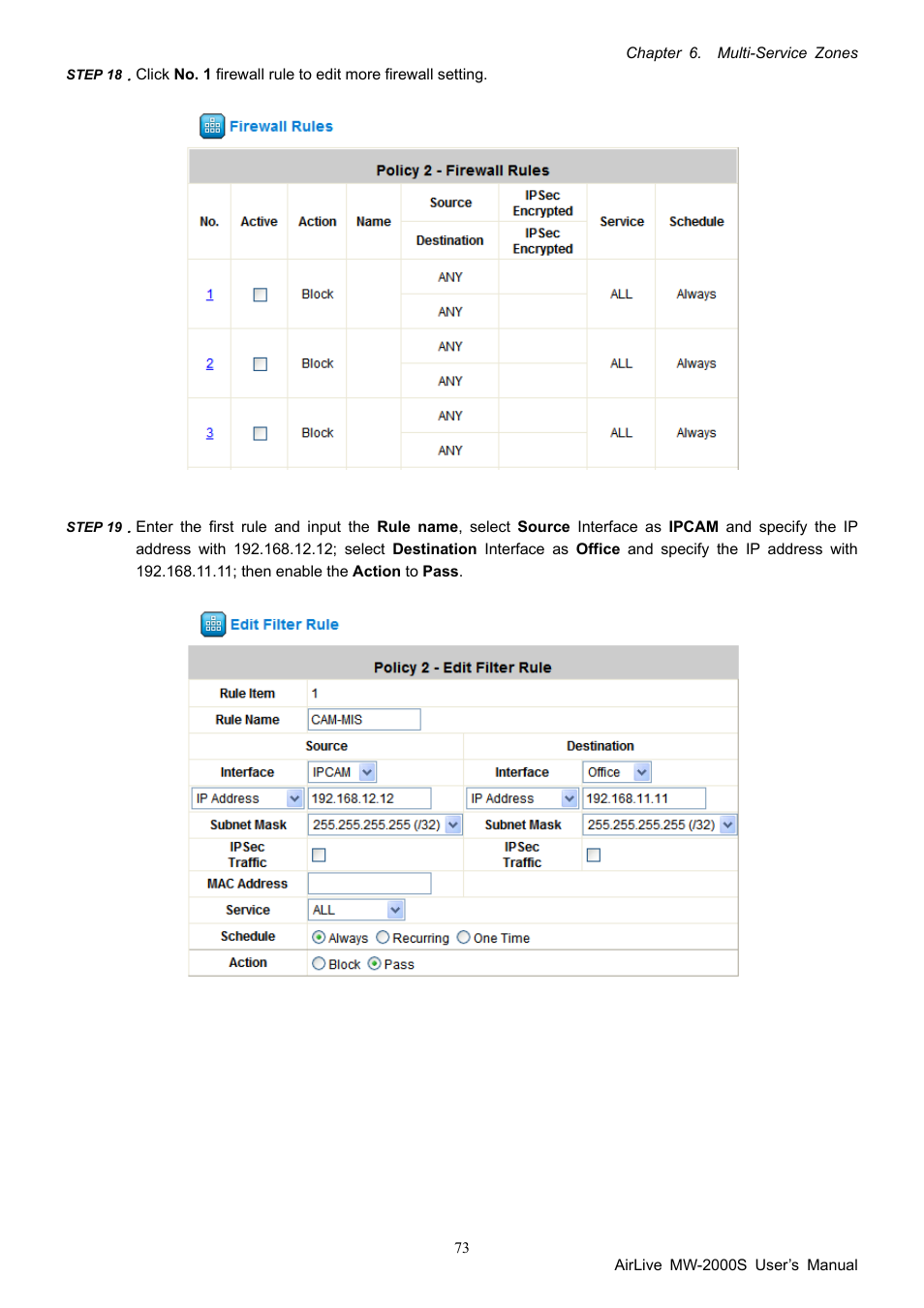 AirLive MW-2000S User Manual | Page 78 / 225