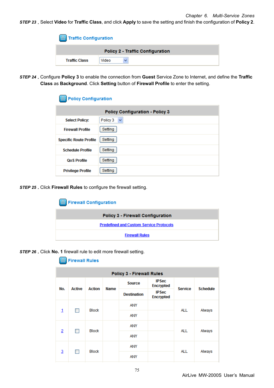 AirLive MW-2000S User Manual | Page 80 / 225