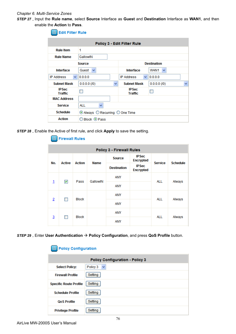 AirLive MW-2000S User Manual | Page 81 / 225