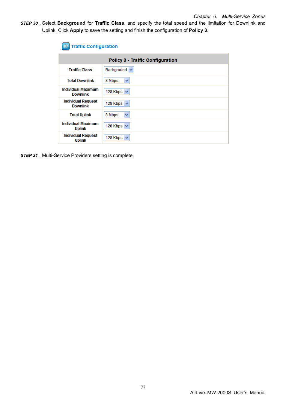 AirLive MW-2000S User Manual | Page 82 / 225