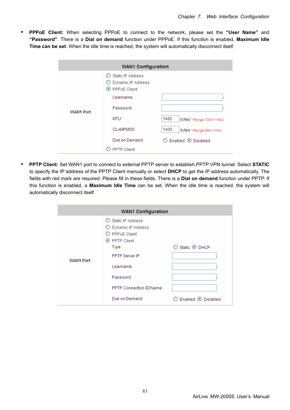 AirLive MW-2000S User Manual | Page 88 / 225