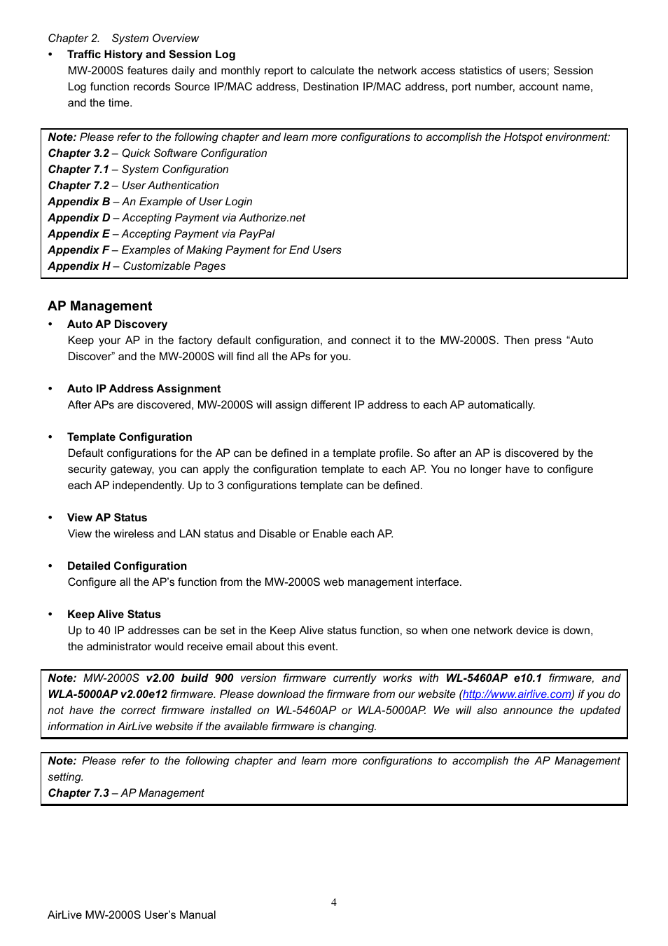 AirLive MW-2000S User Manual | Page 9 / 225