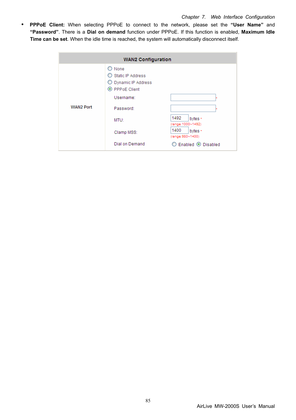 AirLive MW-2000S User Manual | Page 90 / 225