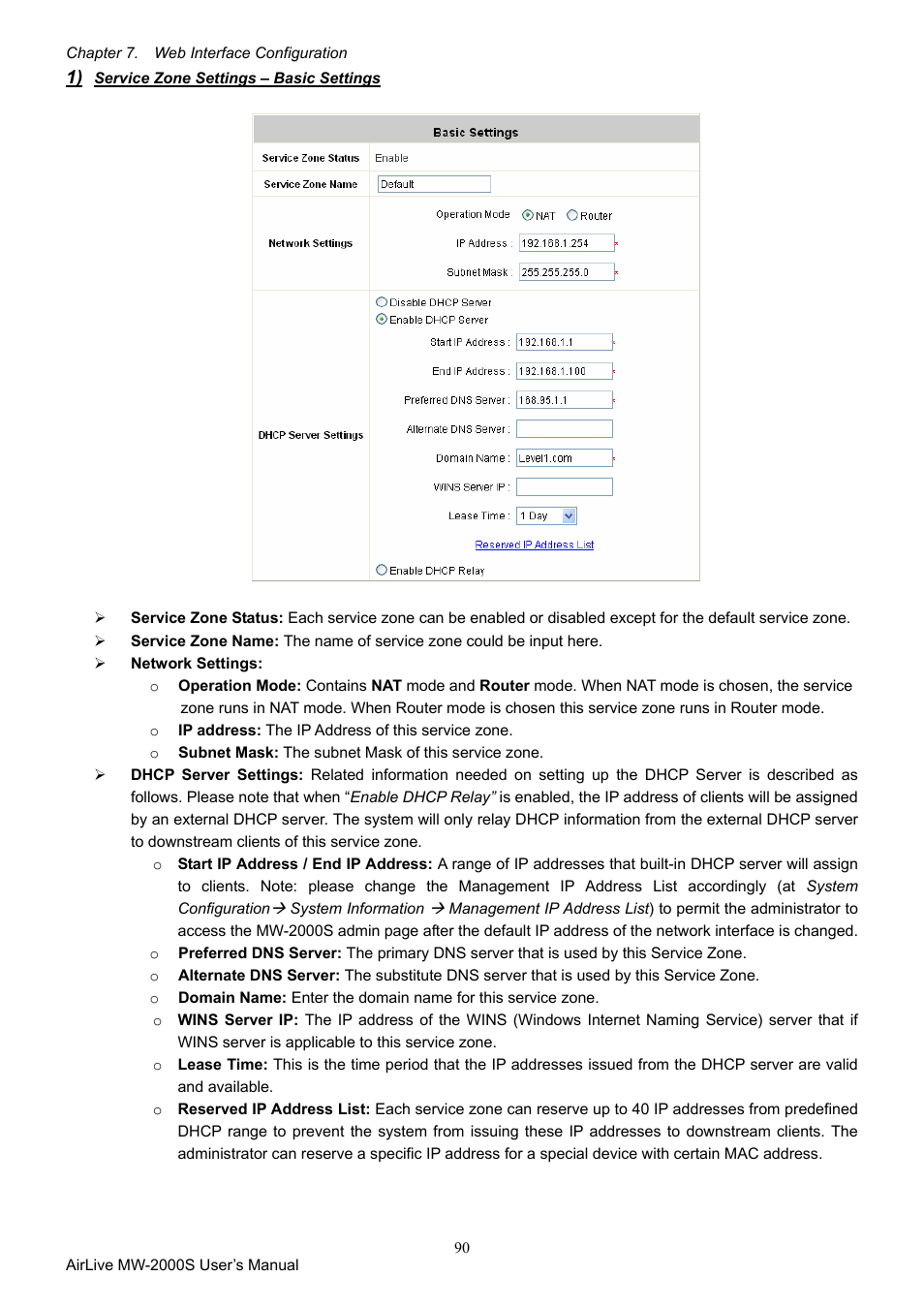 AirLive MW-2000S User Manual | Page 95 / 225