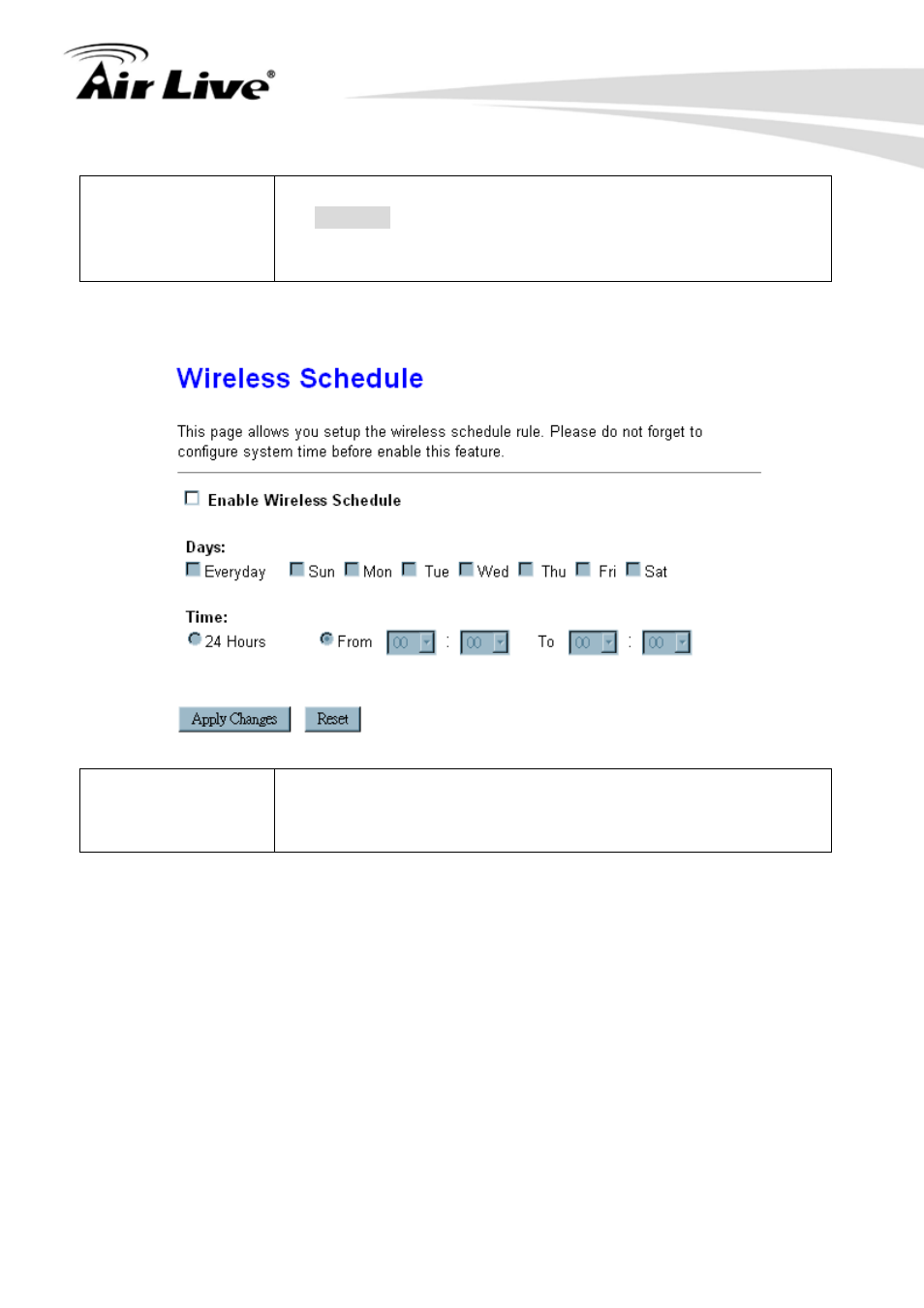 8 schedule, Schedule | AirLive N.MINI User Manual | Page 43 / 87