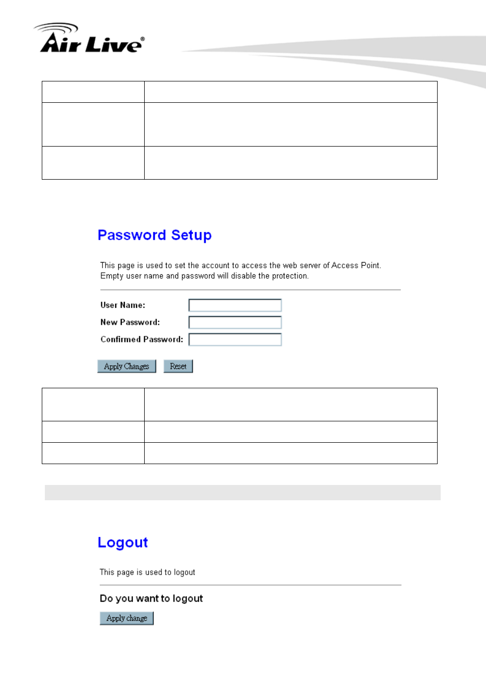 9 password, 8 log out, Password | AirLive N.MINI User Manual | Page 70 / 87