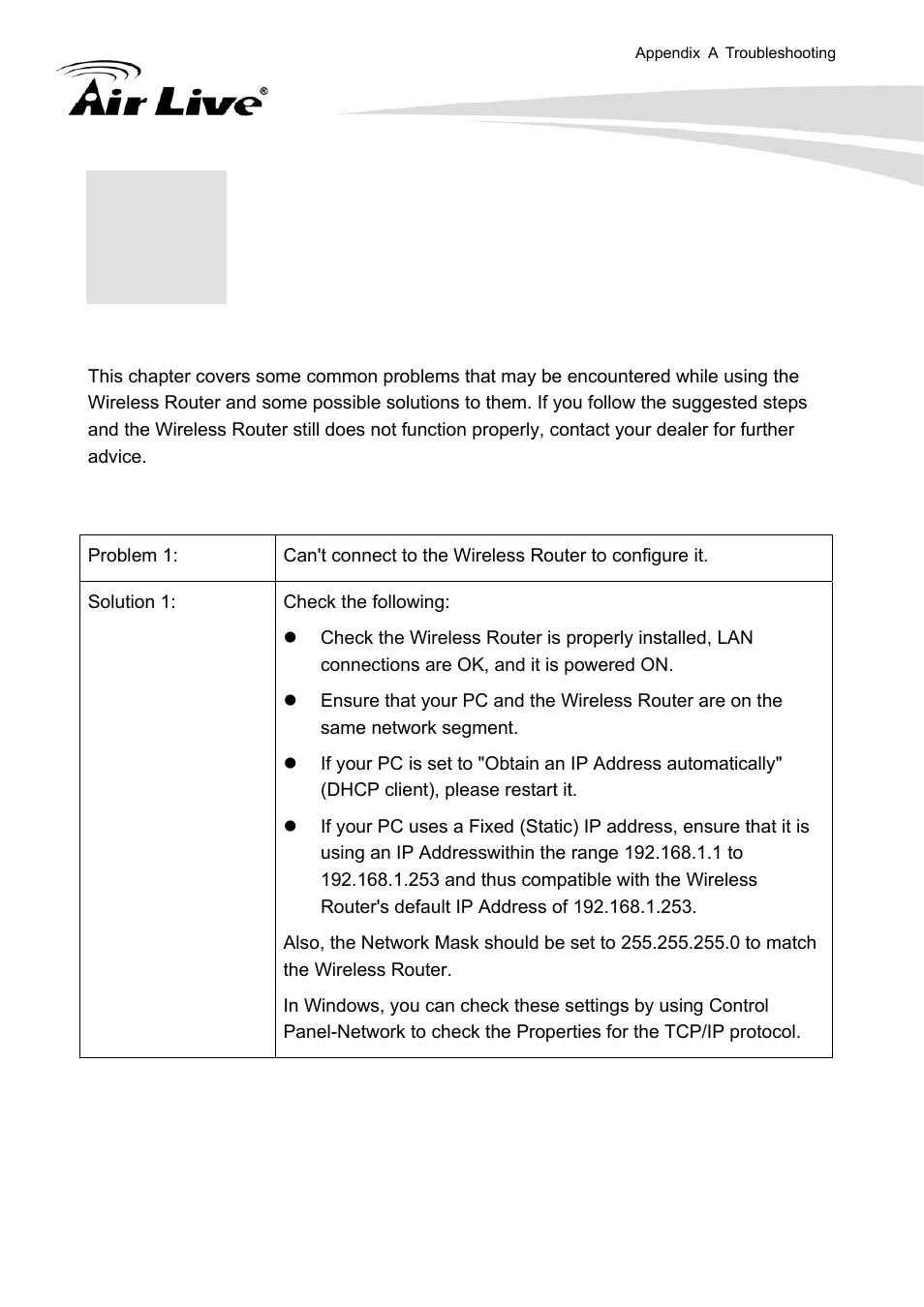 Appendix a: troubleshooting | AirLive N.Plug User Manual | Page 97 / 103