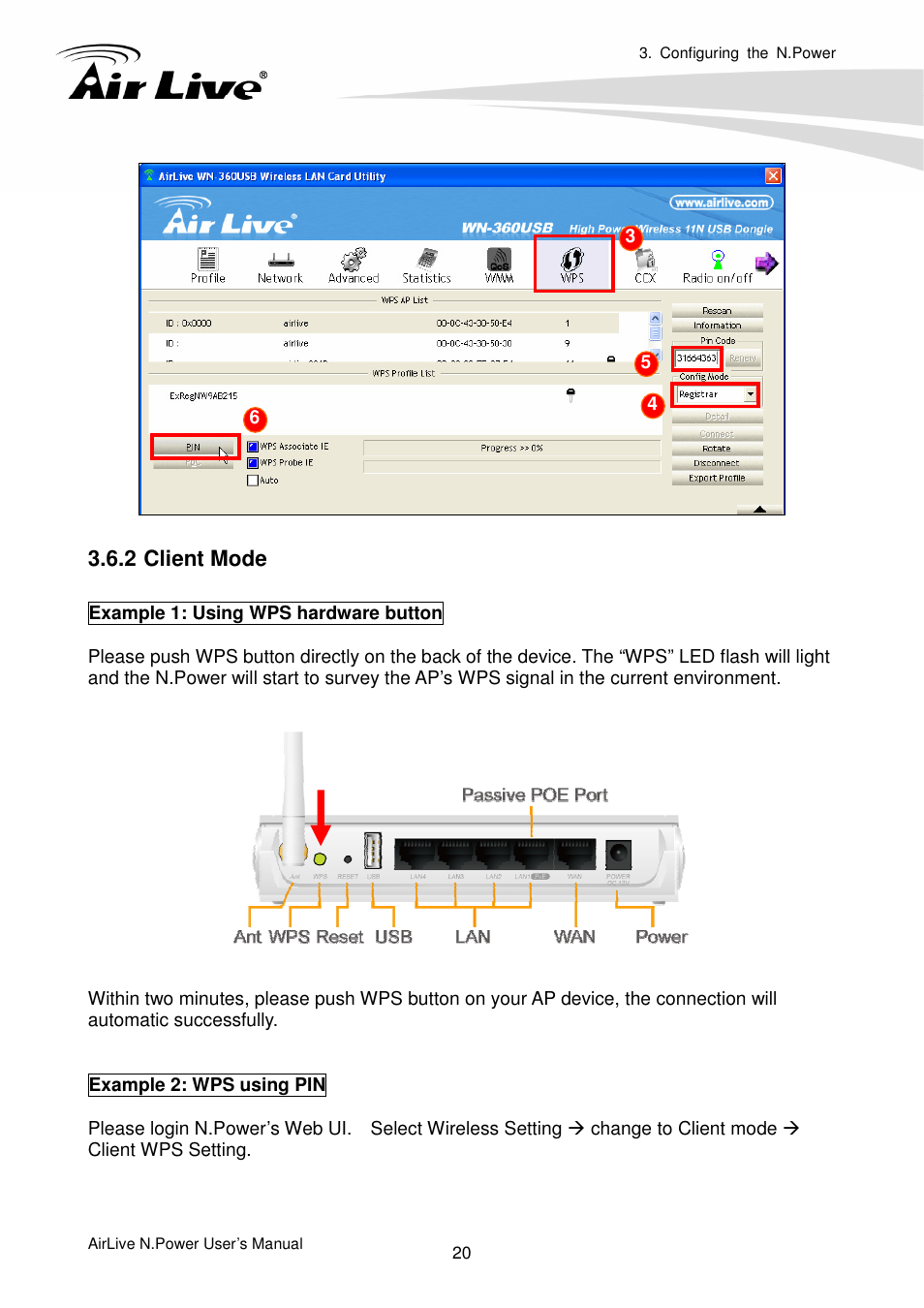 2 client mode | AirLive N.Power User Manual | Page 25 / 103