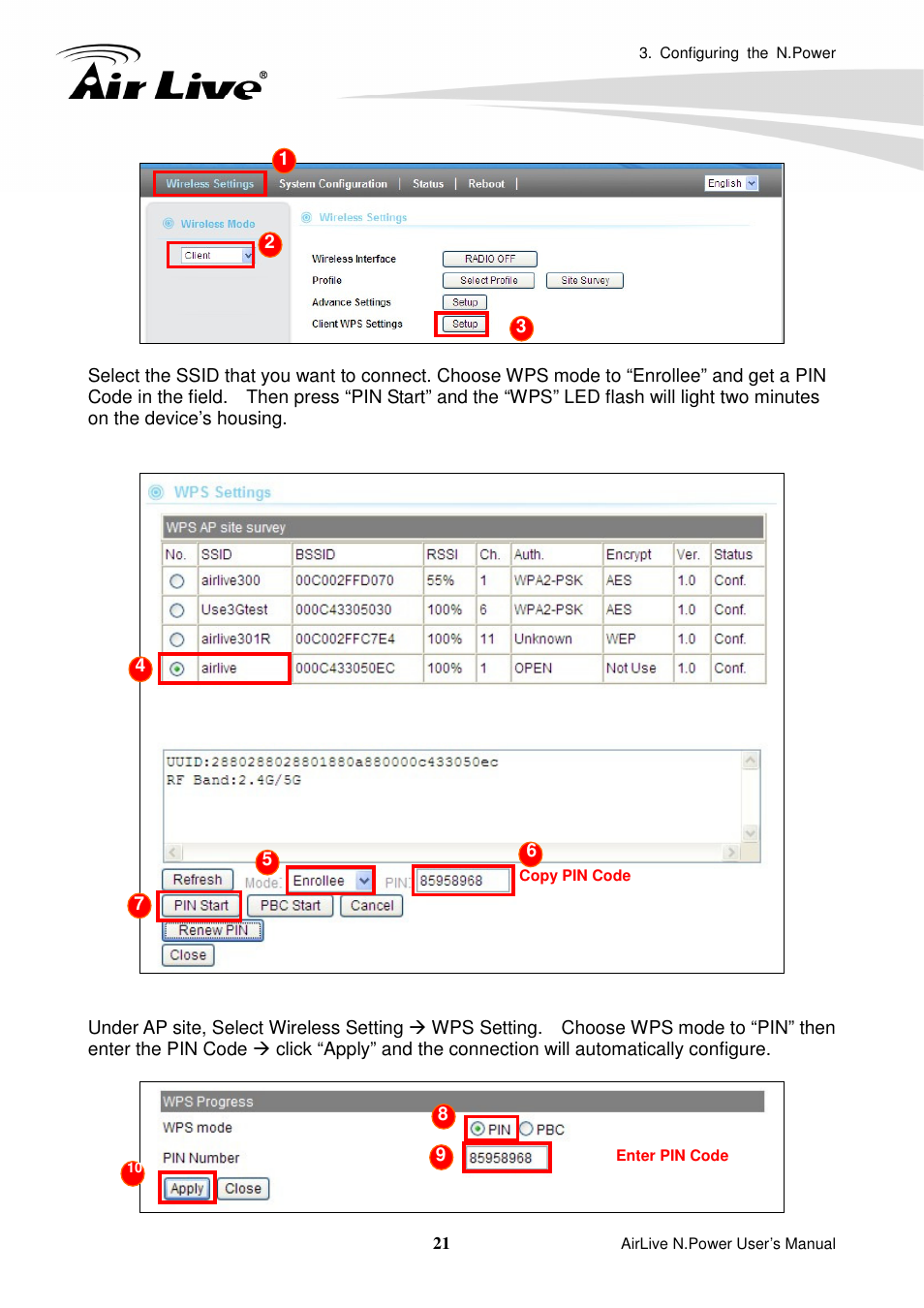 AirLive N.Power User Manual | Page 26 / 103