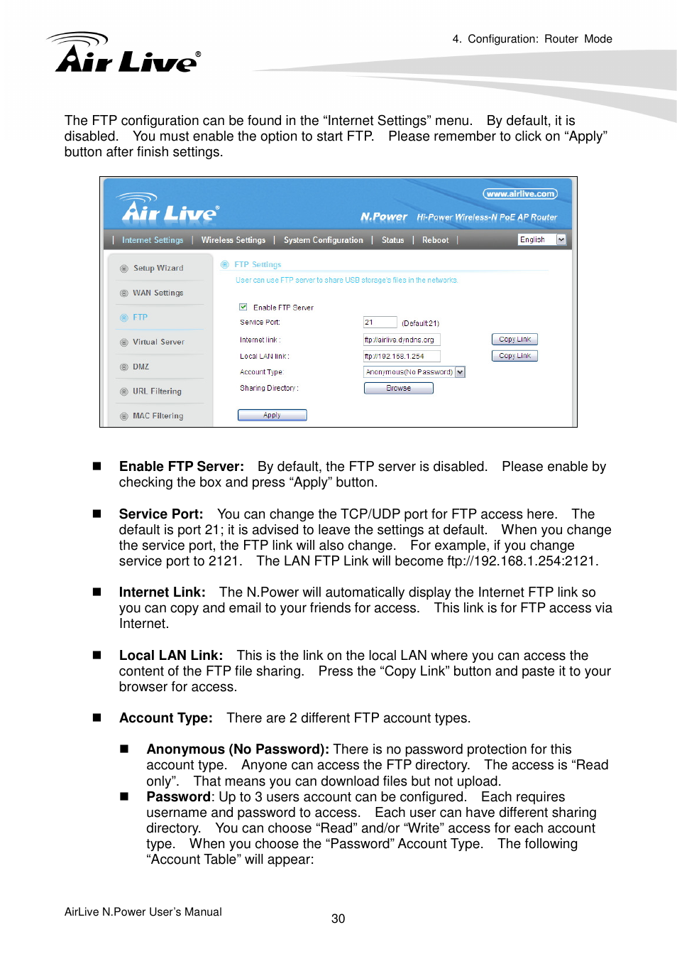 AirLive N.Power User Manual | Page 35 / 103