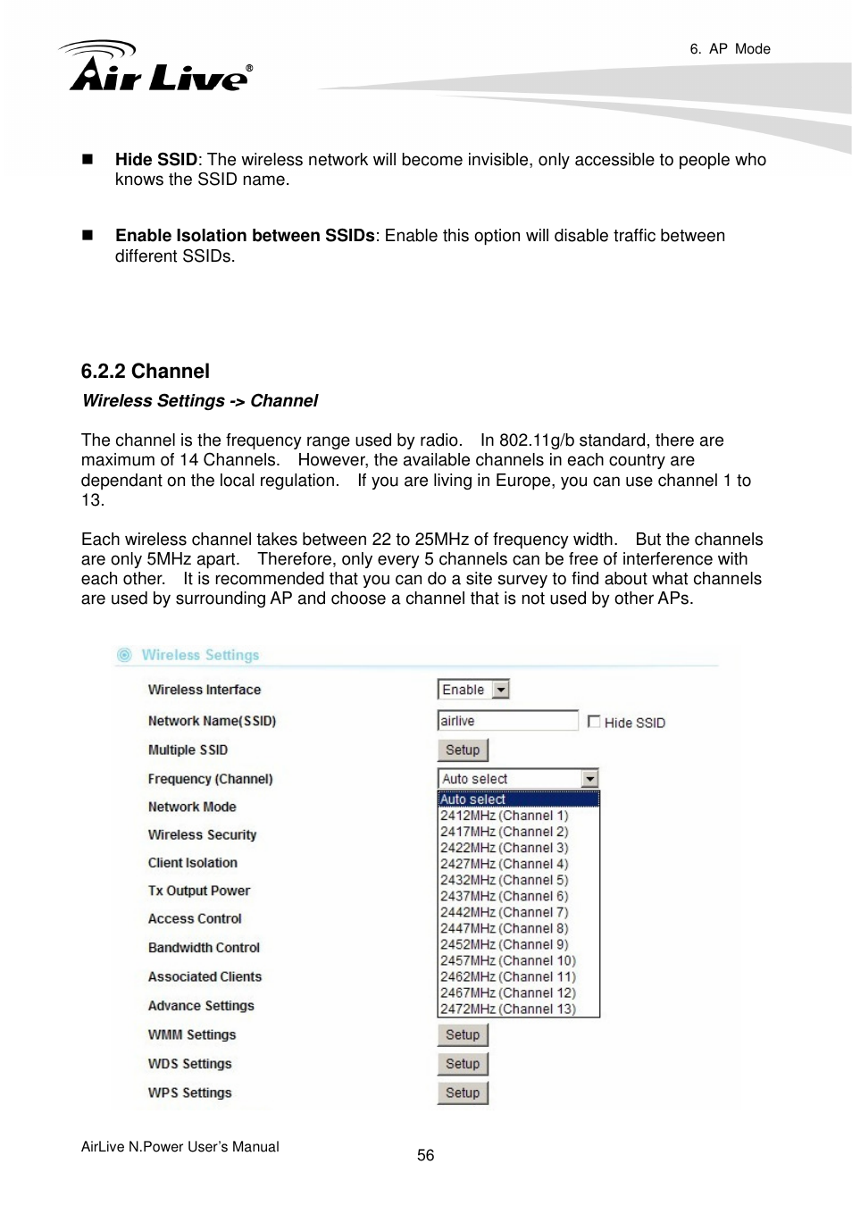 2 channel | AirLive N.Power User Manual | Page 61 / 103