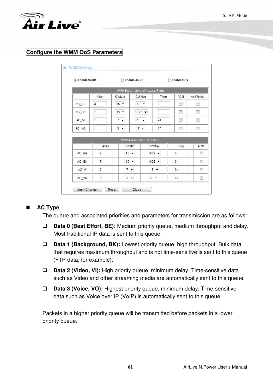 AirLive N.Power User Manual | Page 66 / 103