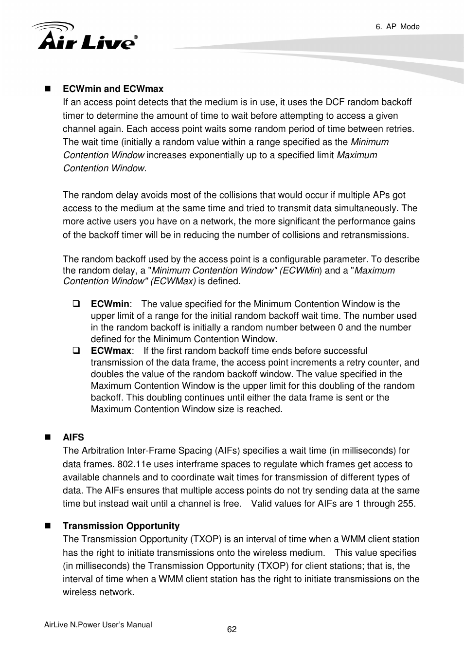 AirLive N.Power User Manual | Page 67 / 103