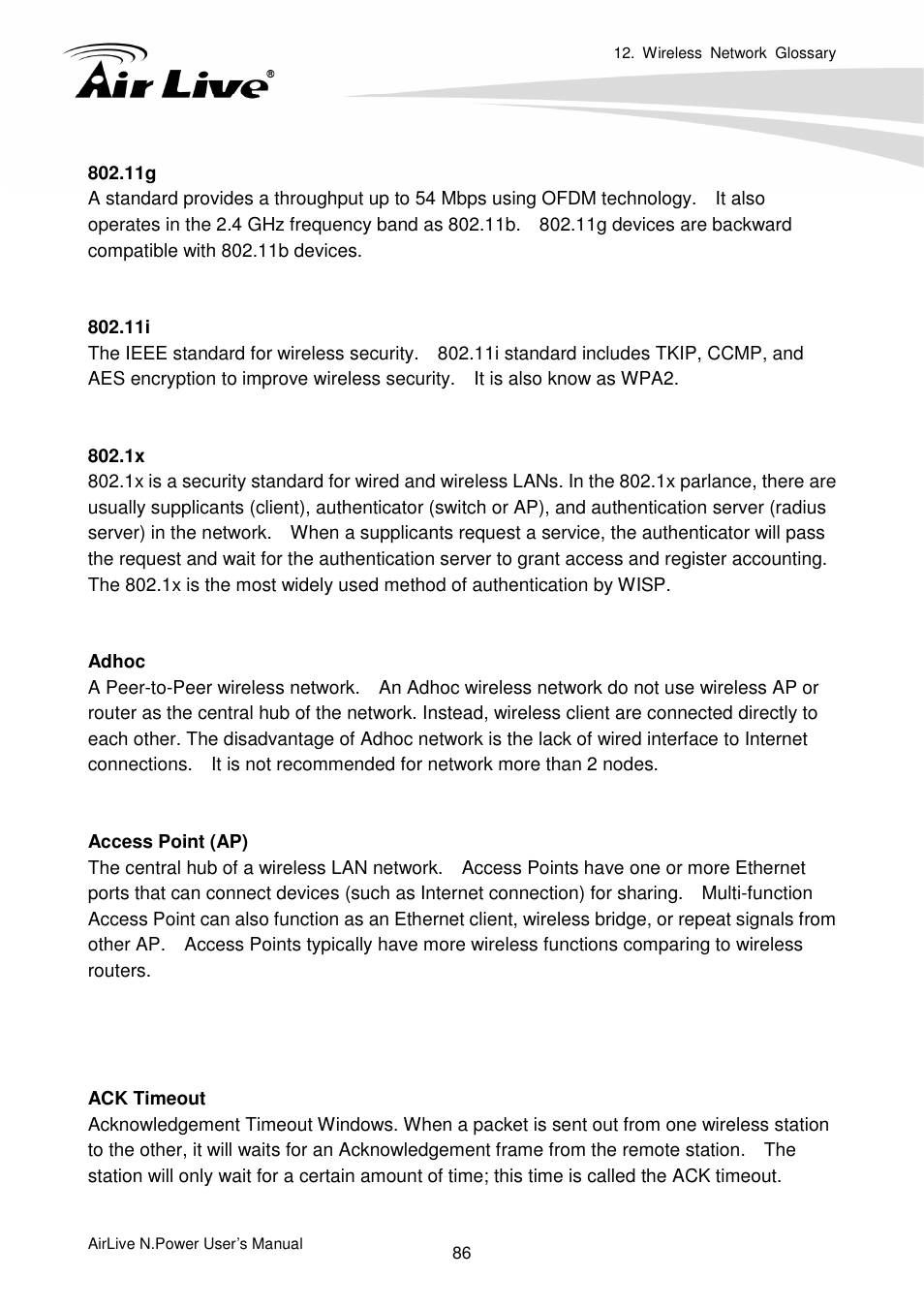 AirLive N.Power User Manual | Page 91 / 103