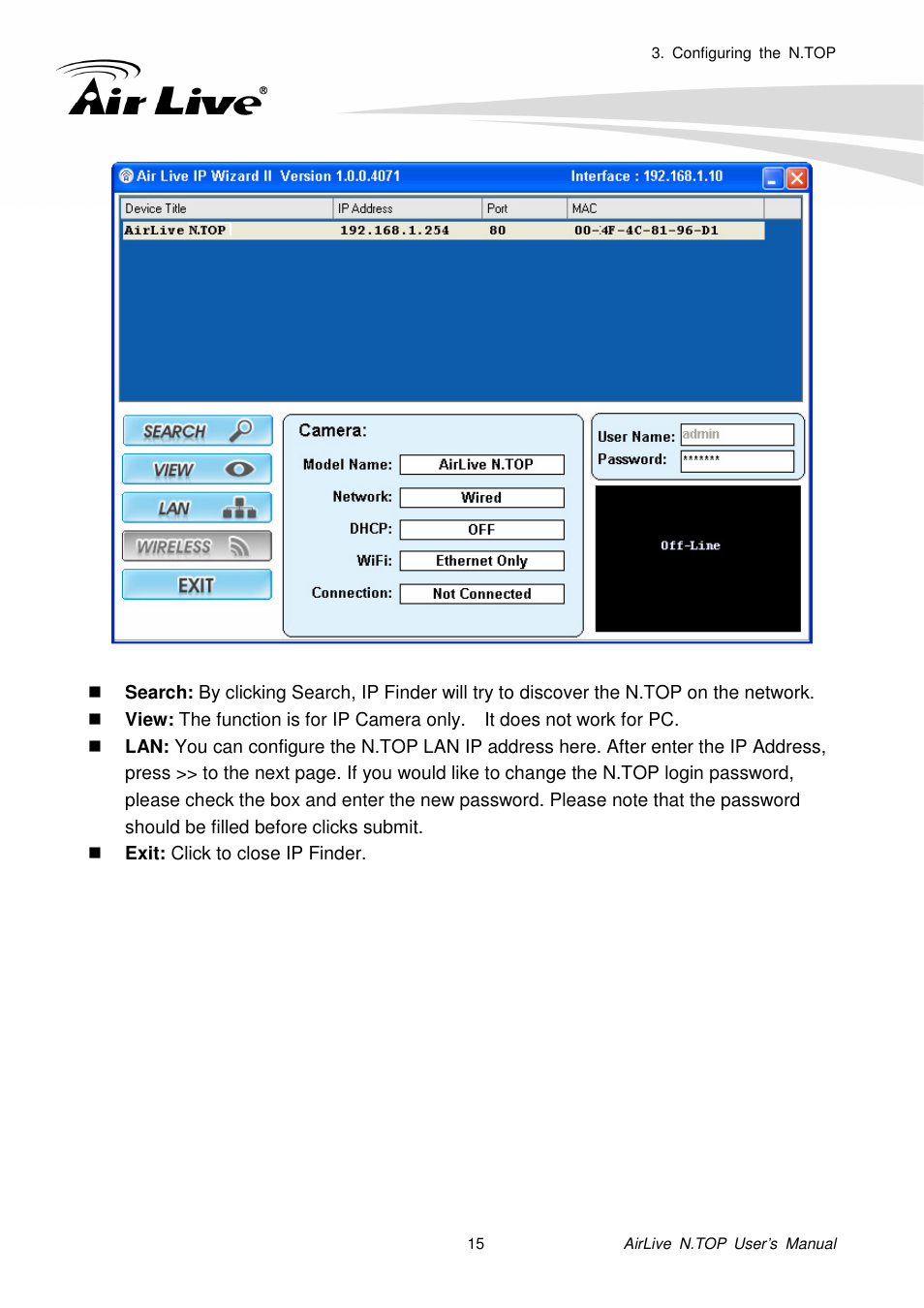 AirLive N.TOP User Manual | Page 20 / 71