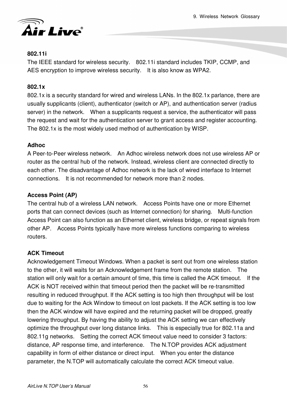AirLive N.TOP User Manual | Page 61 / 71