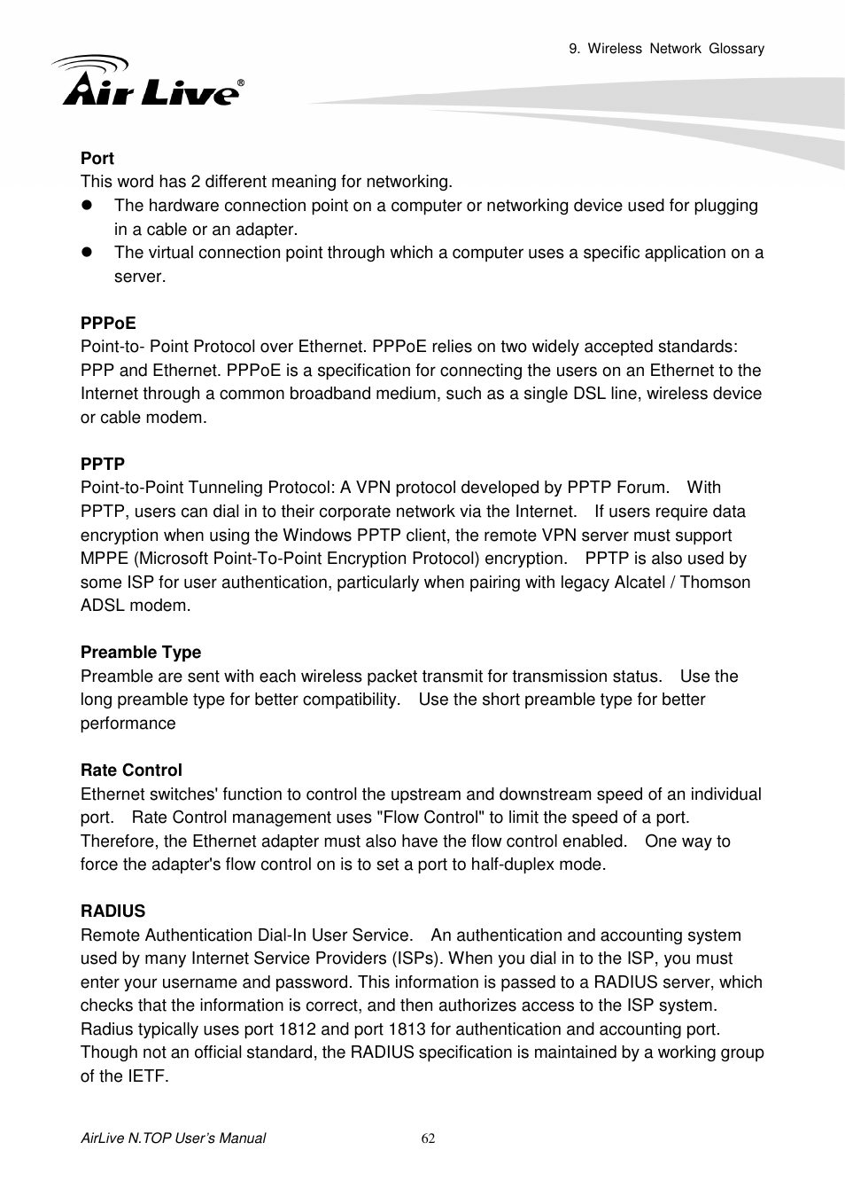 AirLive N.TOP User Manual | Page 67 / 71