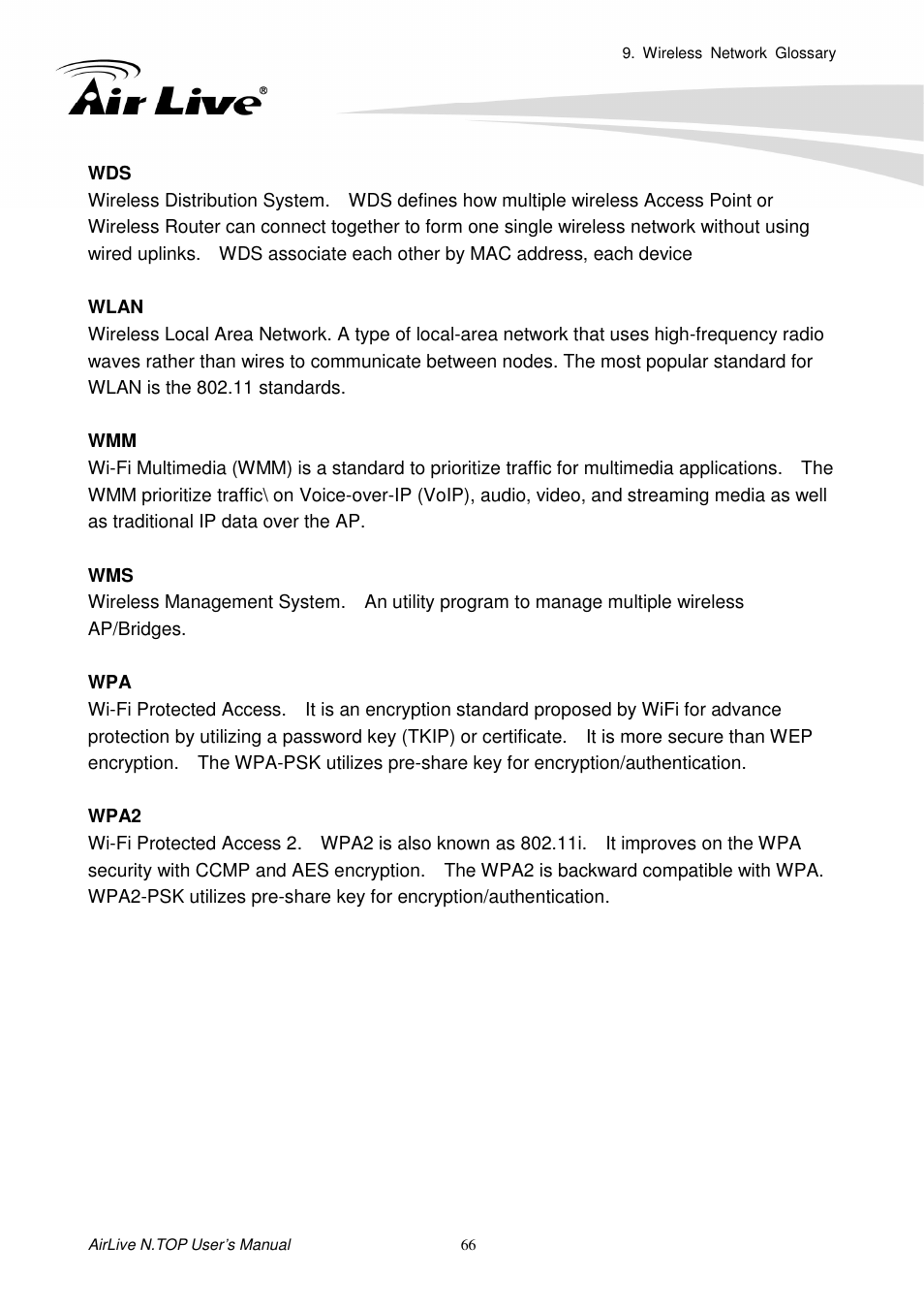 AirLive N.TOP User Manual | Page 71 / 71