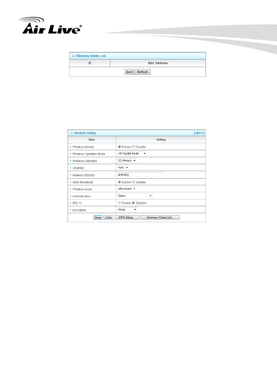 4 wireless 5g settings | AirLive N450R User Manual | Page 53 / 108