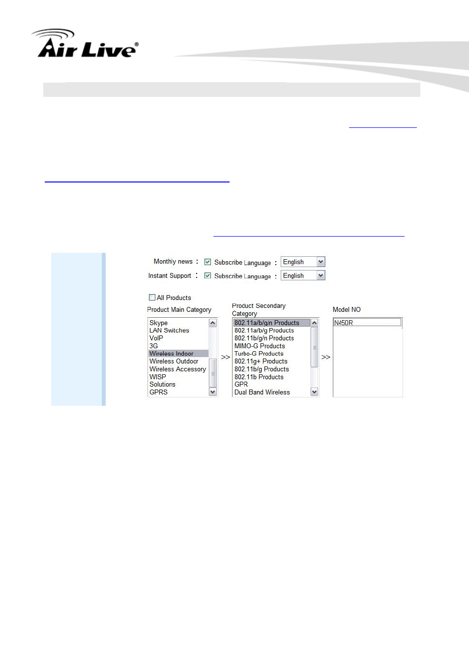 1 firmware upgrade and tech support | AirLive N450R User Manual | Page 7 / 108