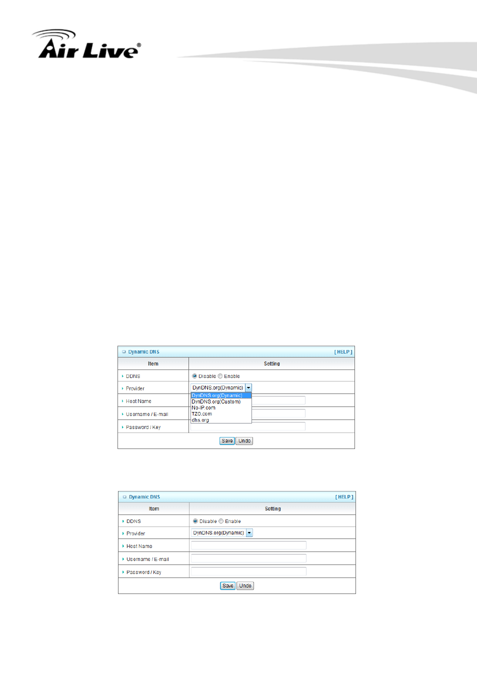 2 dynamic dns | AirLive N450R User Manual | Page 72 / 108