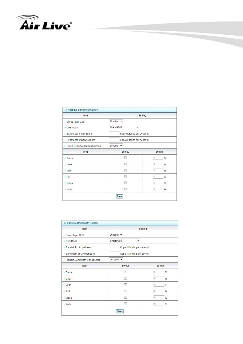 3 qos | AirLive N450R User Manual | Page 73 / 108