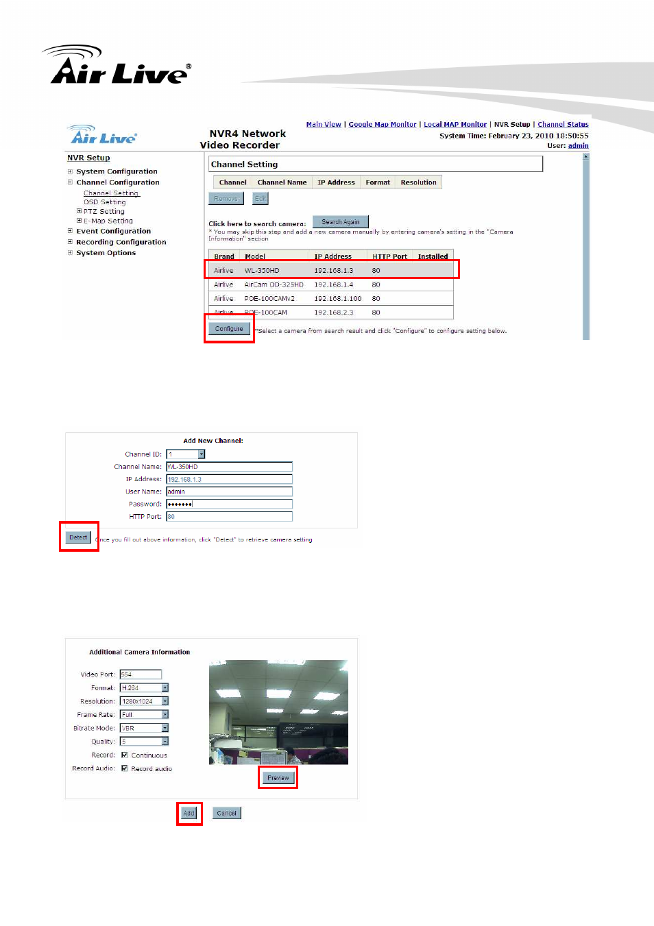 AirLive NVR4 User Manual | Page 25 / 85