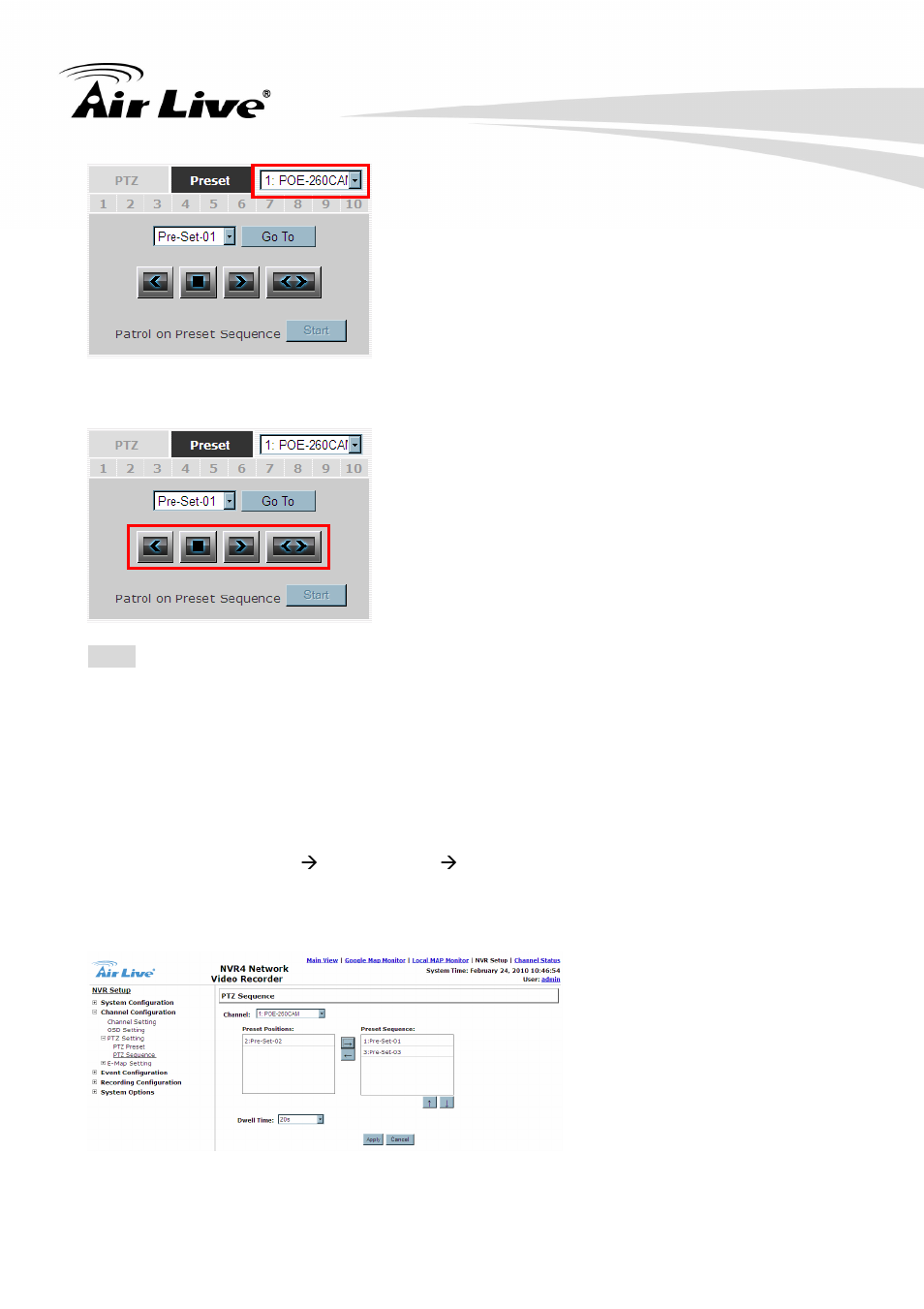 3 patrol function | AirLive NVR4 User Manual | Page 32 / 85