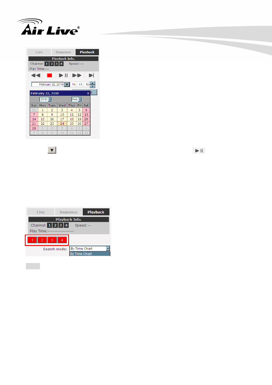 3 search by event | AirLive NVR4 User Manual | Page 42 / 85