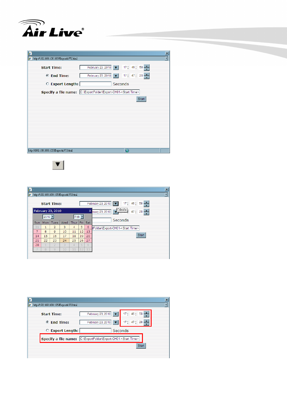 AirLive NVR4 User Manual | Page 45 / 85