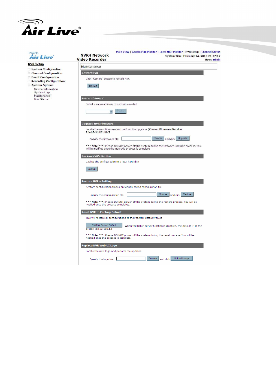 AirLive NVR4 User Manual | Page 81 / 85