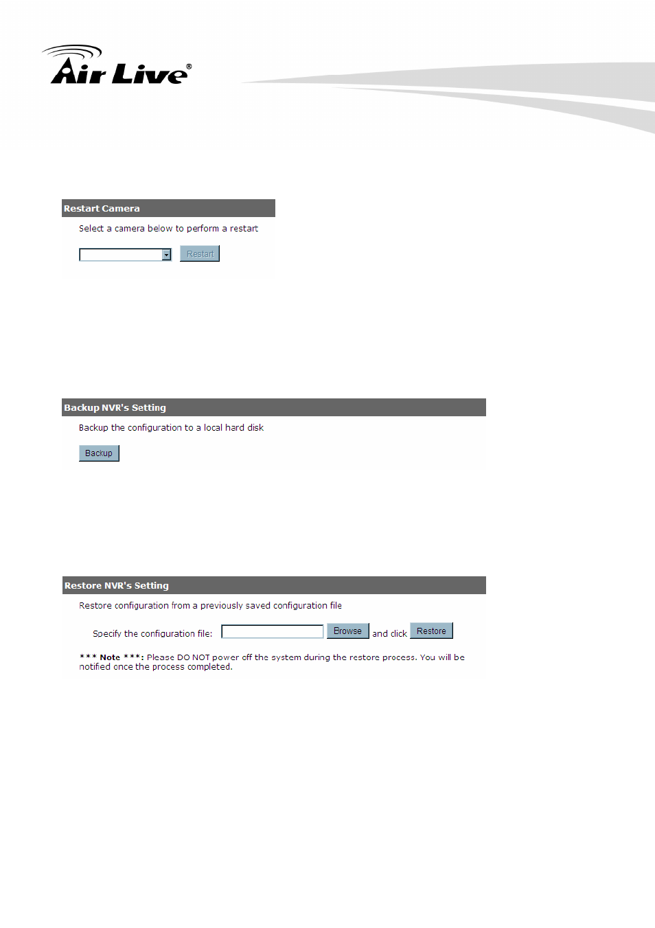 4 disk status | AirLive NVR4 User Manual | Page 83 / 85