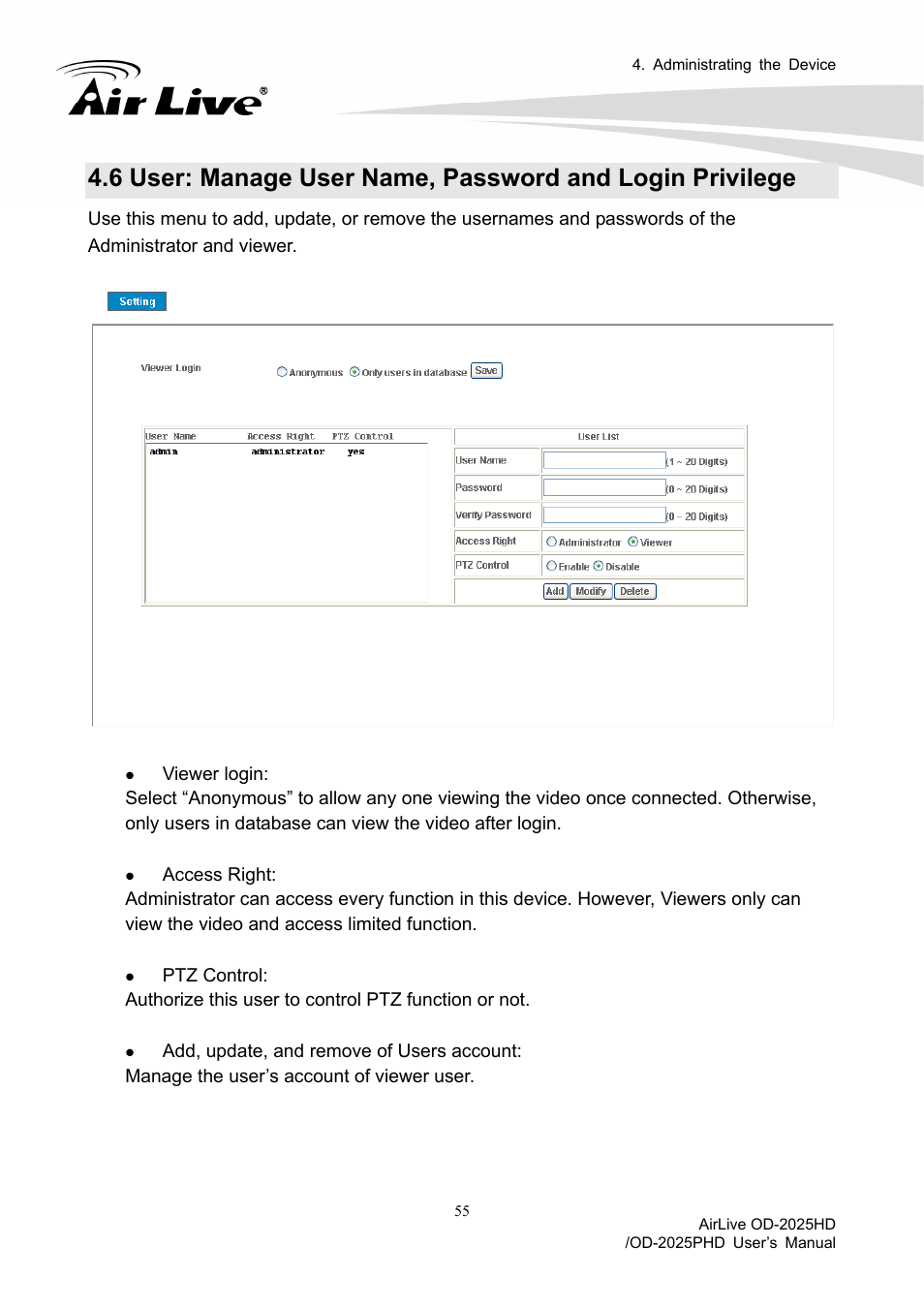 AirLive OD-2025PHD User Manual | Page 61 / 101