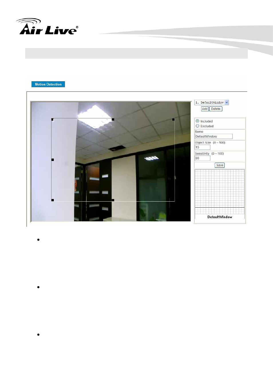 8 object detection: setup object detection | AirLive OD-2060HD User Manual | Page 64 / 104